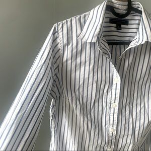 Banana Republic Striped Shirt (with pleats)